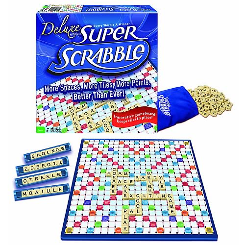 Super Scrabble Deluxe Edition Game
